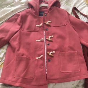 Make It a Duffle Rose Peacoat